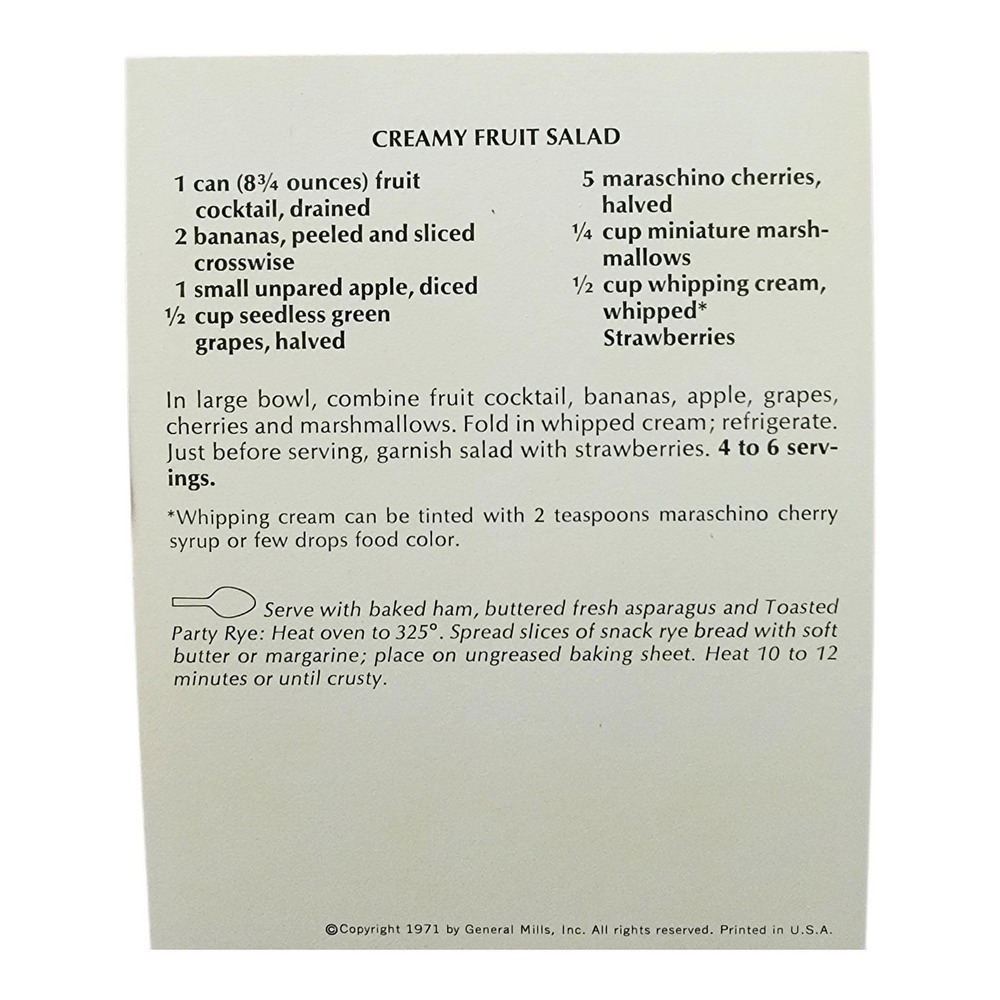 Vintage 1971 Betty Crocker Recipe 243 Card Library Partial Set A-I Box Index - Picture 12 of 14
